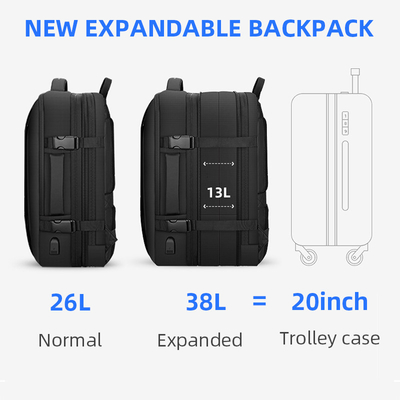 Ελαφριά τσάντα lap-top ατόμων USB 17inch σακιδίων πλάτης lap-top της Οξφόρδης πολυεστέρα