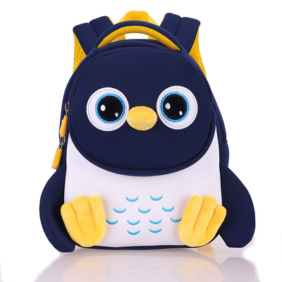 Penguin αδιάβροχος παιδιών παιδικός σταθμός σχολικών τσαντών παιδιών μικρών παιδιών μωρών σακιδίων πλάτης τρισδιάστατος