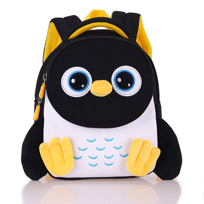 Penguin αδιάβροχος παιδιών παιδικός σταθμός σχολικών τσαντών παιδιών μικρών παιδιών μωρών σακιδίων πλάτης τρισδιάστατος
