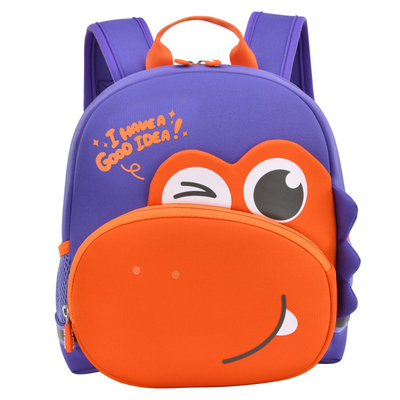 Τρισδιάστατος παιδικός σταθμός Mochila μικρών παιδιών κινούμενων σχεδίων σακιδίων πλάτης παιδιών δεινοσαύρων ODM για τα κορίτσια αγοριών 2-5 έτη