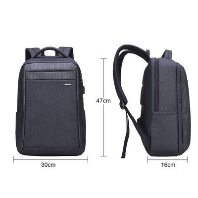 Σακίδια πλάτης 15,6 ίντσα USB αντικλεπτικό Daypacks κολλεγίου των ατόμων lap-top
