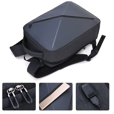 ODM USB lap-top σχολικό σακίδιο ελεύθερου χρόνου ταξιδιού 15,6 ατόμων ίντσας σακιδίων πλάτης αντικλεπτικό
