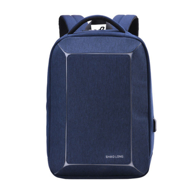 Η τσάντα 15.6Inch ταξιδιού χρέωσης lap-top USB στεγανοποιεί την αντι πλάτη κλεφτών - πακέτο