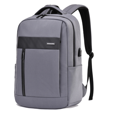 15.6inch σακίδιο πλάτης USB επιχειρησιακών lap-top που χρεώνει τη μαύρη τσάντα lap-top δέρματος