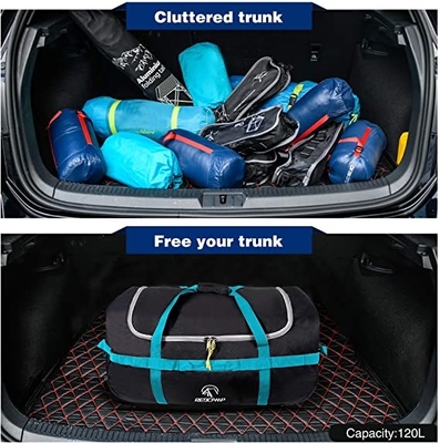 Πτυσσόμενη τσάντα Duffle με τις ρόδες 85l 120l 140l 1680d Οξφόρδη πτυσσόμενη