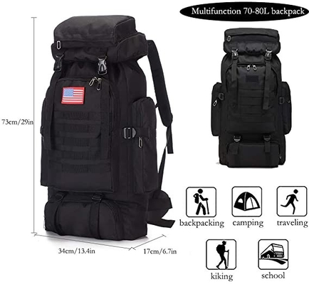 70l αδιάβροχο ταξίδι Daypack σακιδίων Molle σακιδίων πλάτης πεζοπορίας στρατοπέδευσης