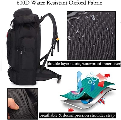 70l αδιάβροχο ταξίδι Daypack σακιδίων Molle σακιδίων πλάτης πεζοπορίας στρατοπέδευσης