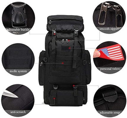 70l αδιάβροχο ταξίδι Daypack σακιδίων Molle σακιδίων πλάτης πεζοπορίας στρατοπέδευσης