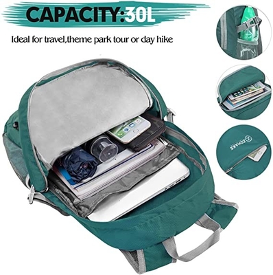 30l Packable που ανθεκτικός ελαφρύς πτυσσόμενος νερού σακιδίων πλάτης