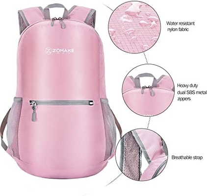 Ανθεκτικό 20l Packable σακιδίων πλάτης πεζοπορίας ODM υπαίθριο σακίδιο πλάτης νερού πτυσσόμενο