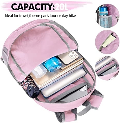Ανθεκτικό 20l Packable σακιδίων πλάτης πεζοπορίας ODM υπαίθριο σακίδιο πλάτης νερού πτυσσόμενο