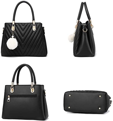Τοπ Satchel λαβών τσαντών πολυτέλειας των γυναικών PU μόδας δέρματος