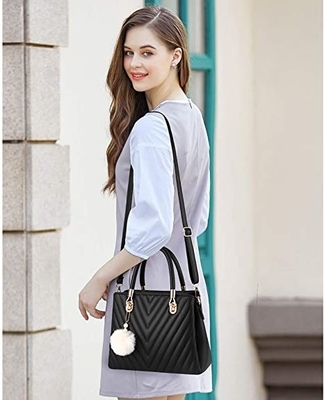 Τοπ Satchel λαβών τσαντών πολυτέλειας των γυναικών PU μόδας δέρματος